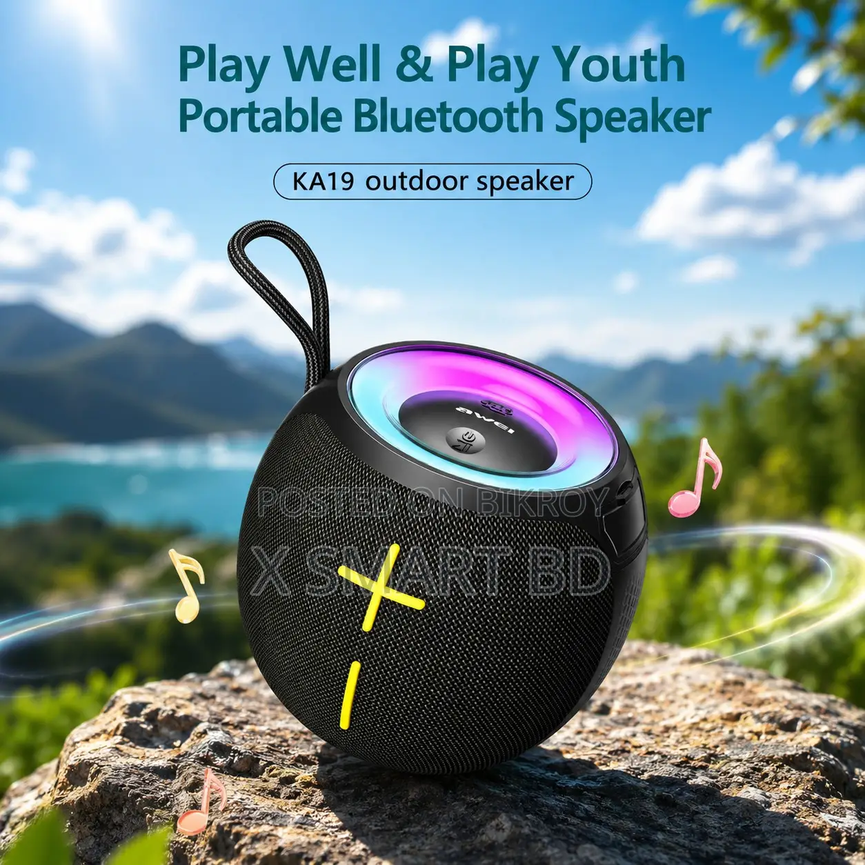 Awei KA19 360° Stereo Sound Bluetooth Speaker
