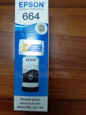 Epson 664 Genuine Ink Bottle Set – Cyan, Magenta, Black & Yellow