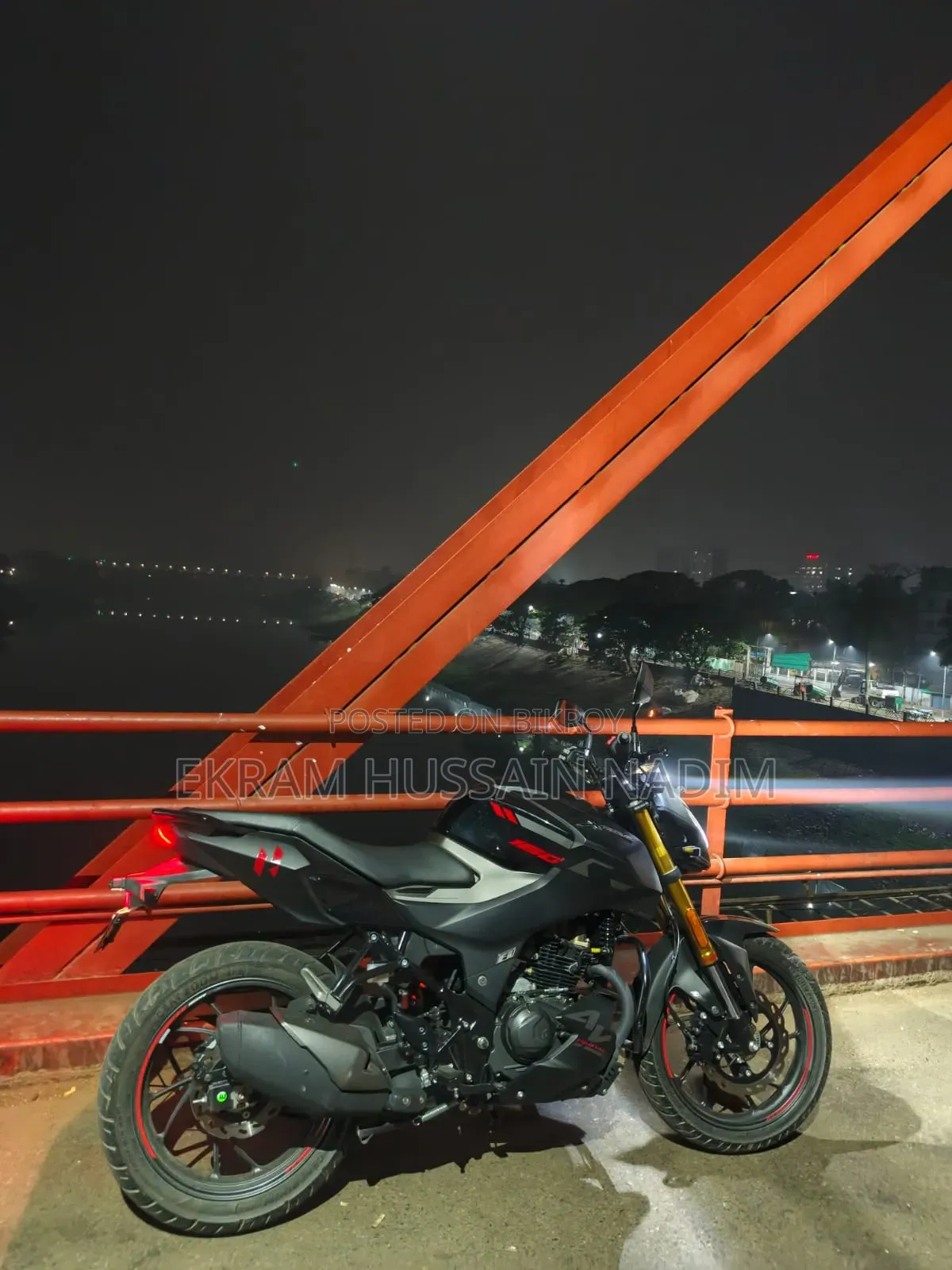 Hero Xtreme 160R 4V 2025 Black