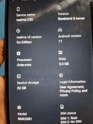 Realme C30 32 GB Purple