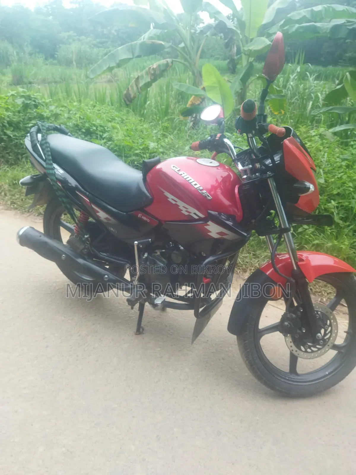 Hero Glamour 2024 Red