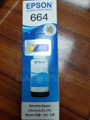Epson 664 Cyan Genuine Ink Bottle