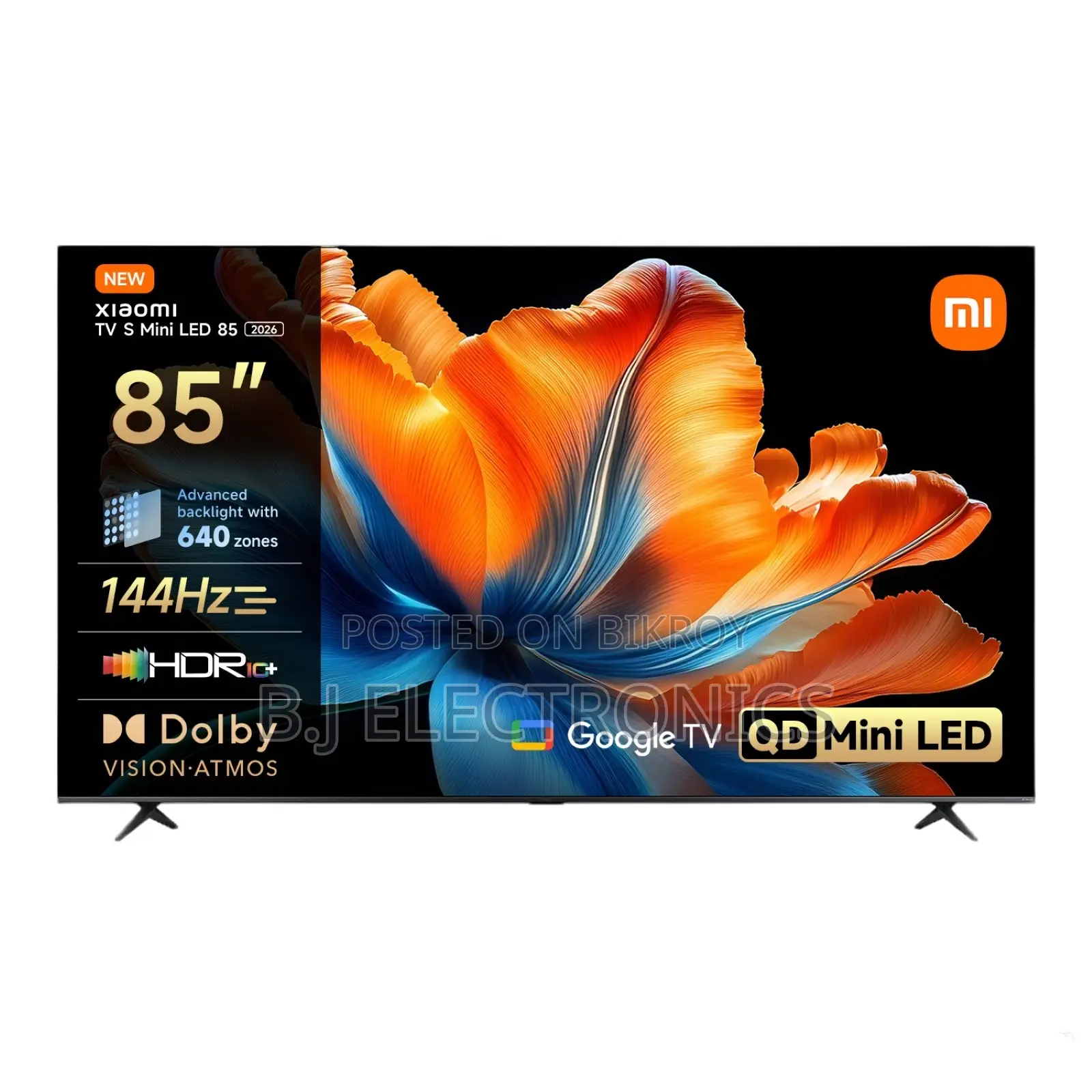 Xiaomi TV S Mini LED 85 2026 85 Inch 4K UHD QD-Mini LED Google TV
