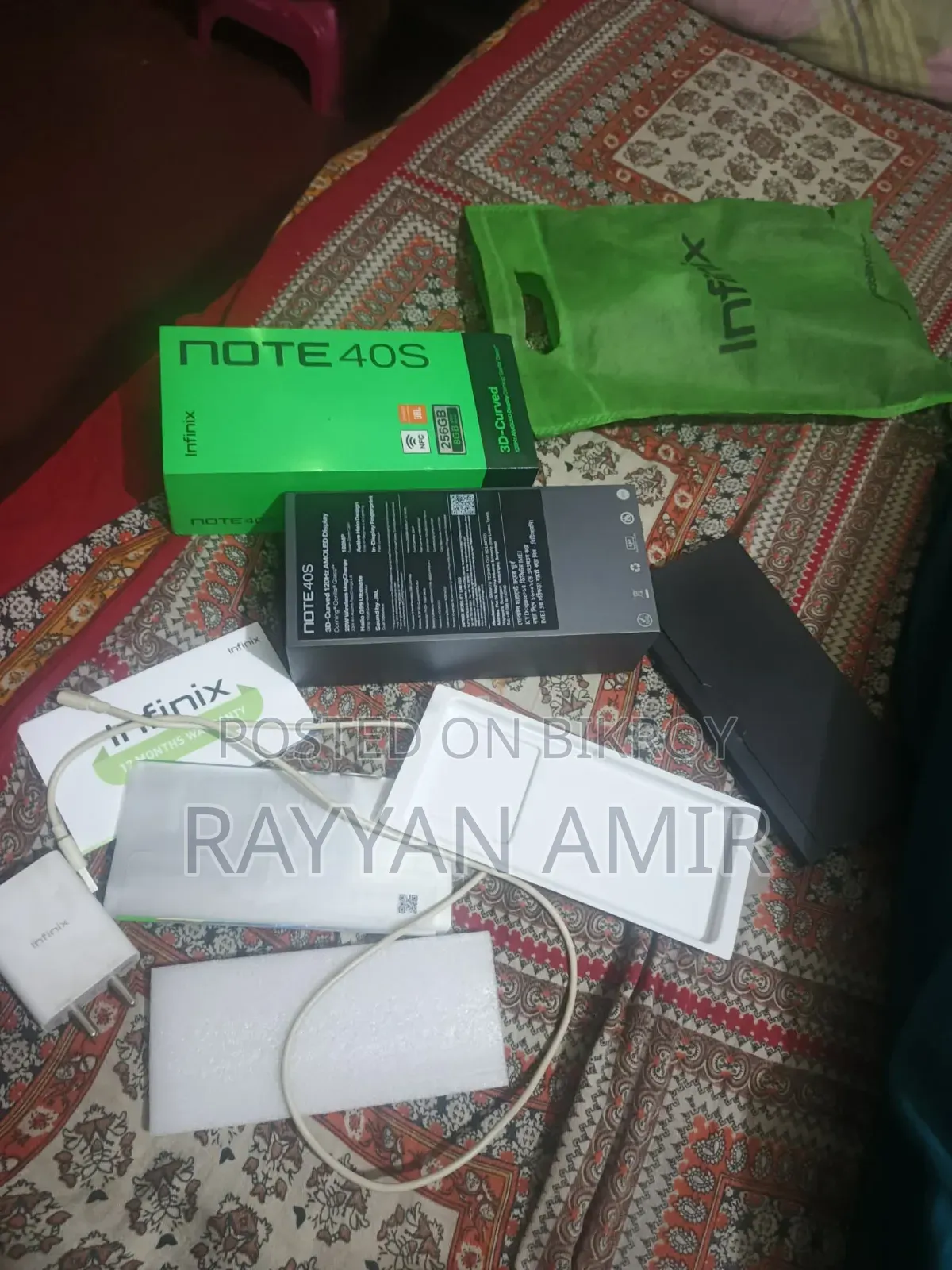 Infinix Note 40S 256 GB Blue