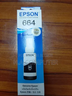 Genuine Epson 664 Black Ink Bottle (BK)
