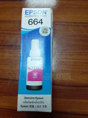 Genuine Epson 664 Black Ink Bottle (BK)