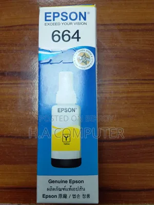 Genuine Epson 664 Black Ink Bottle (BK)