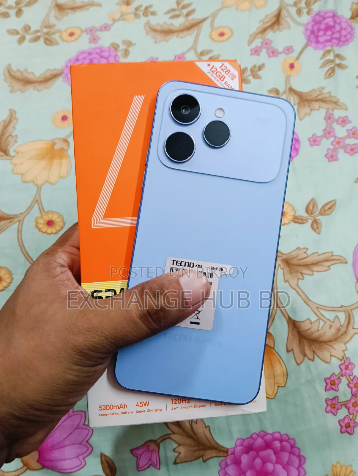 Tecno Spark 40 128 GB Blue