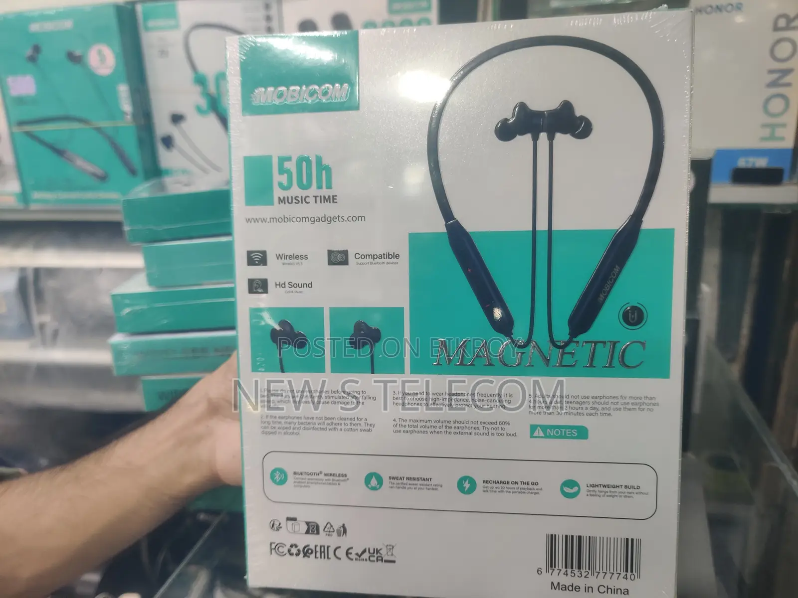 Mobicom Neckband Wireless Bluetooth Headphone