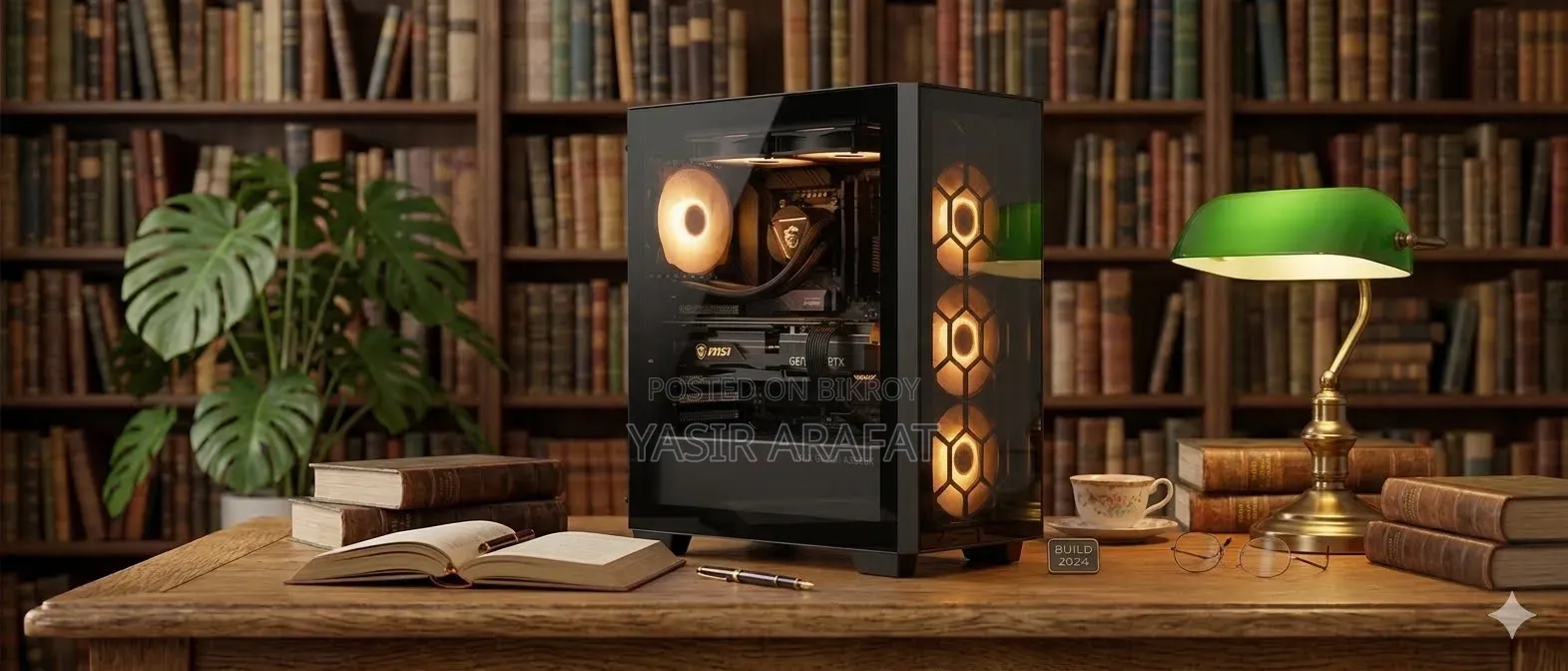 Desktop Computer 16GB AMD Ryzen 7 HDD+SSD 1T