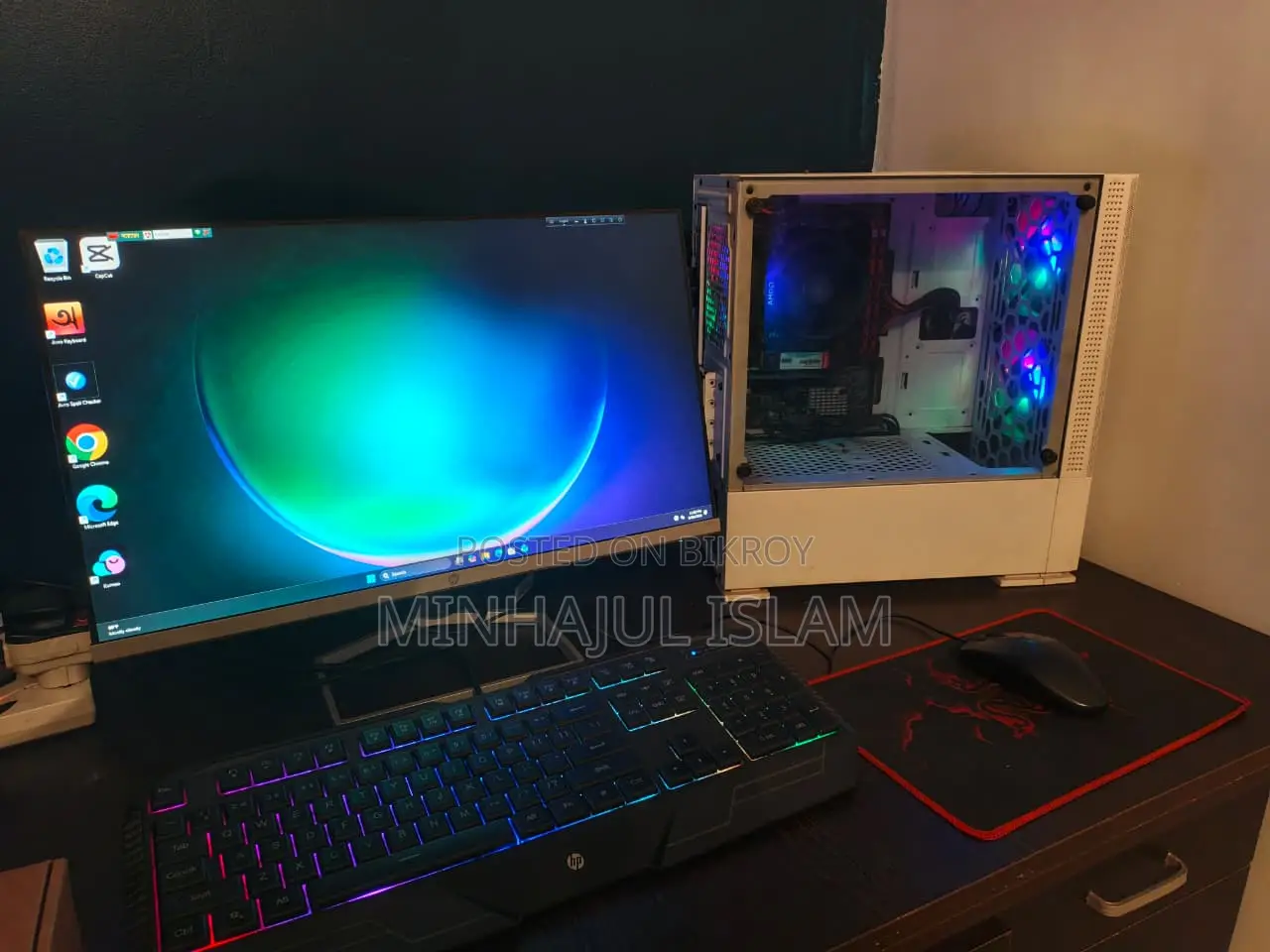Desktop Computer MSI model 16GB AMD Ryzen 5 SSD 1T