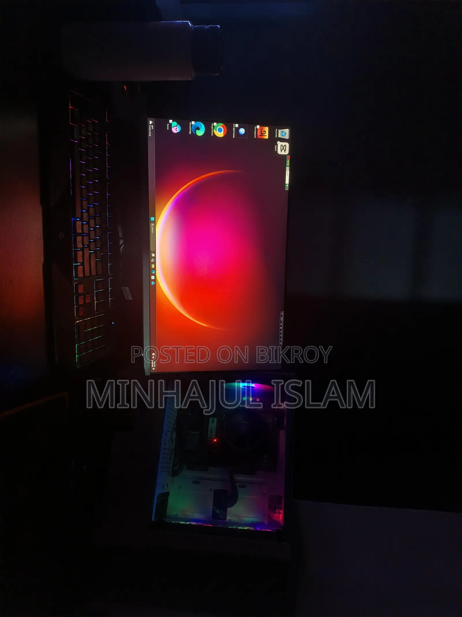 Desktop Computer MSI model 16GB AMD Ryzen 5 SSD 1T