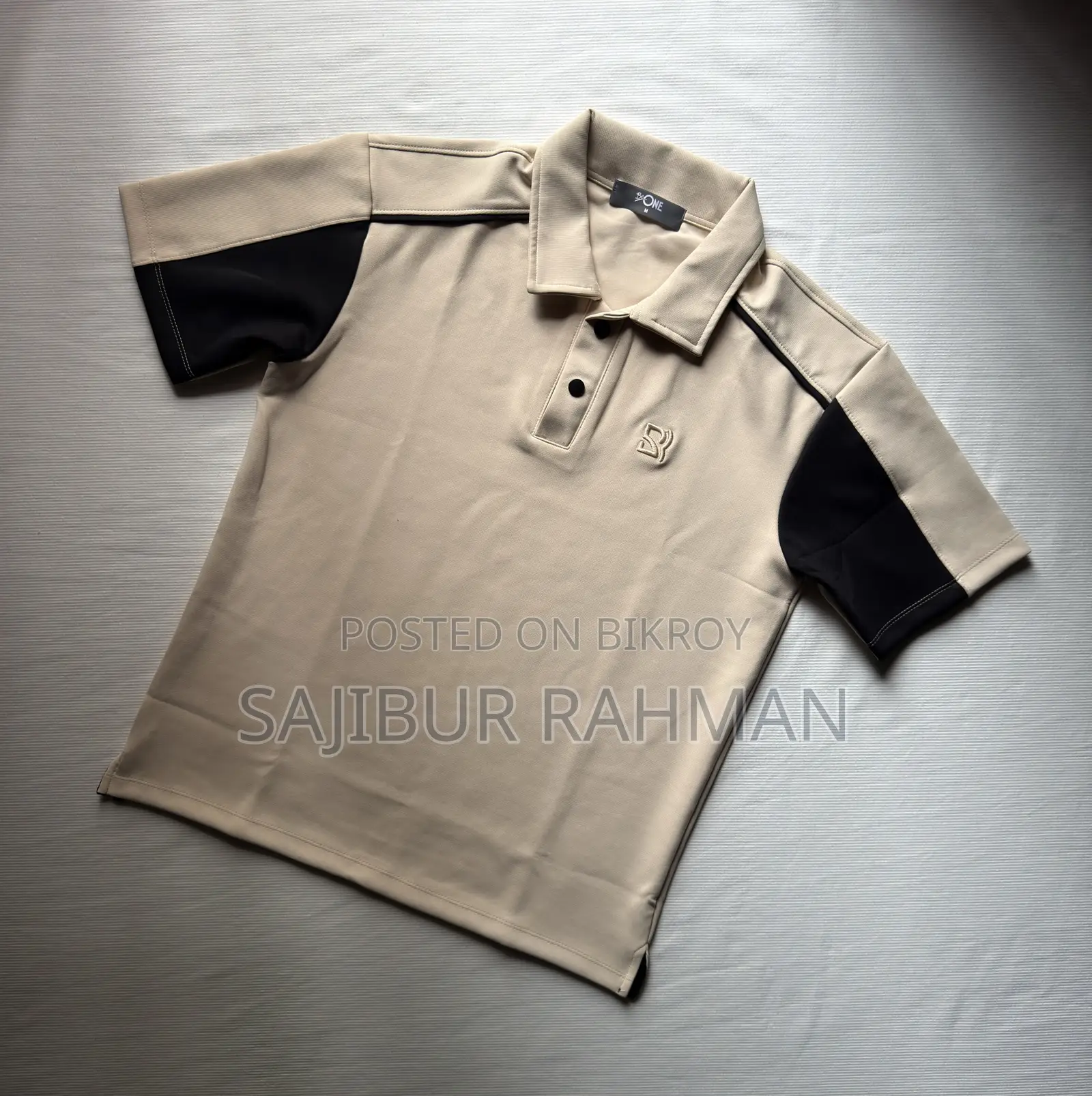 Drop Shoulder Polo T Shirt