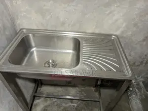 Heavy Duty Stainless SS Five Kitchen Sink With Stand