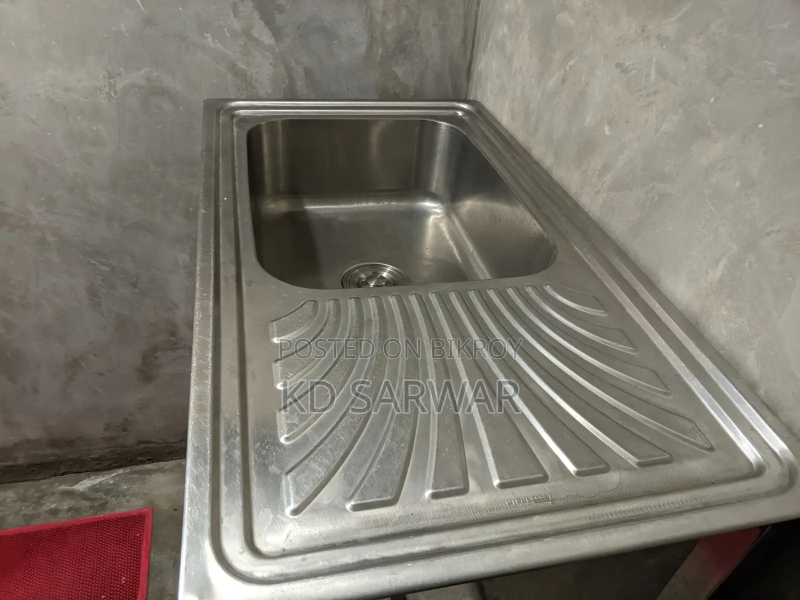 Heavy Duty Stainless SS Five Kitchen Sink With Stand