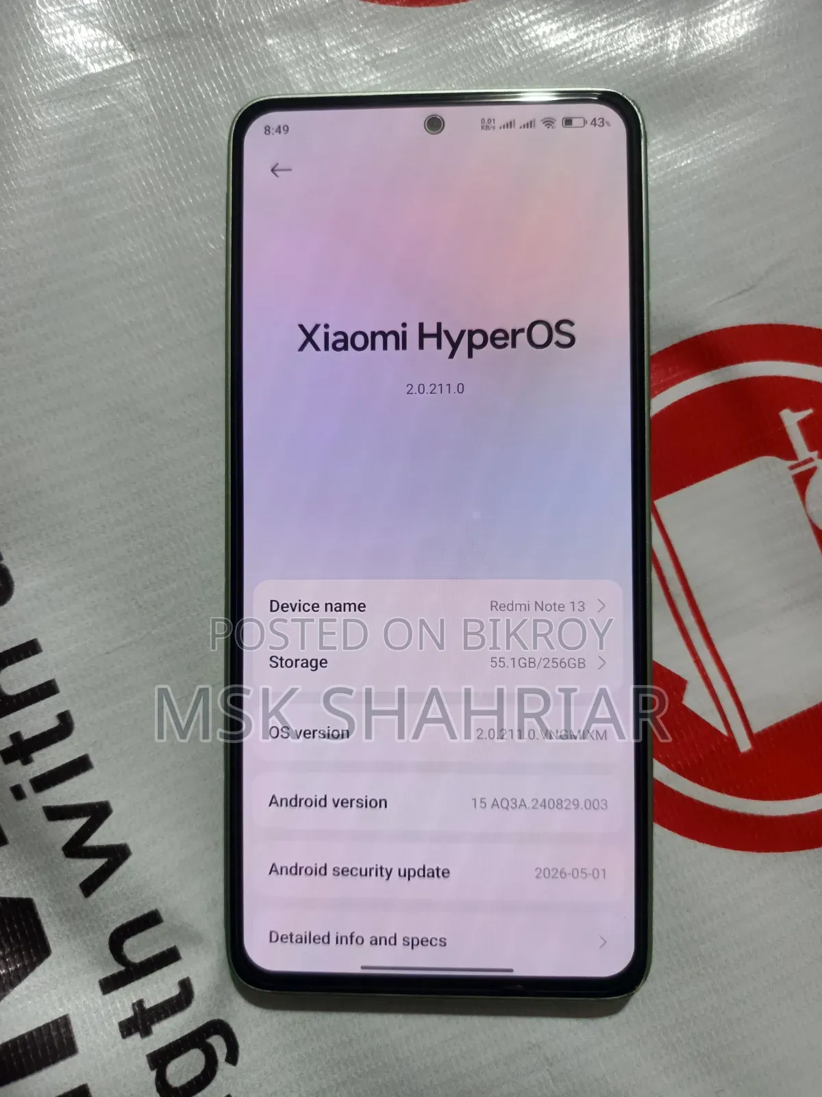 Xiaomi Redmi Note 13 256 GB Green