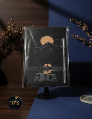 Primium Black Signature Notebook (With Free Gift 🎁 Items)