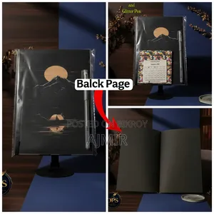 Primium Black Signature Notebook (With Free Gift 🎁 Items)