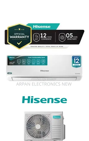 Hisense 1.5 Inverter AC 12 Years Warranty World-Class Air Conditioner