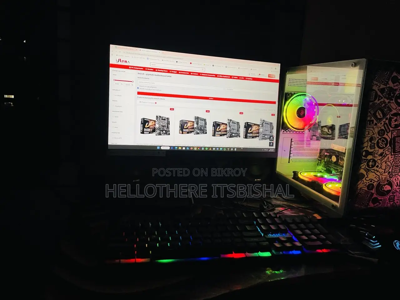 Desktop Computer MSI model 16GB AMD Ryzen 5 SSD 512GB