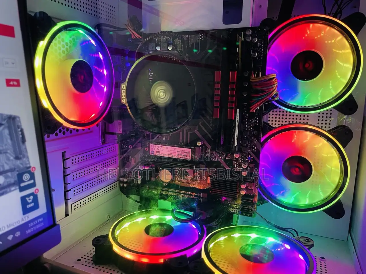 Desktop Computer MSI model 16GB AMD Ryzen 5 SSD 512GB