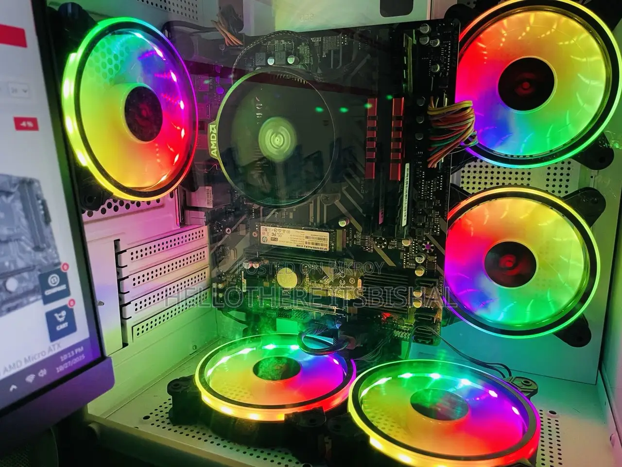 Desktop Computer MSI model 16GB AMD Ryzen 5 SSD 512GB