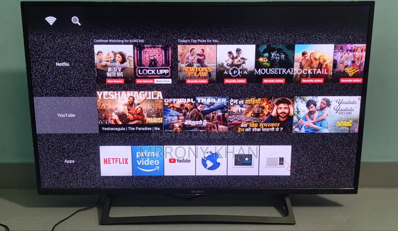 SONY 43 Inch Smart Android 4K TV
