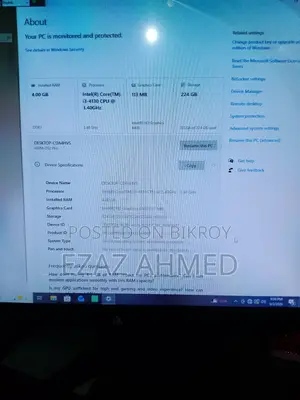 Desktop Computer Gigabyte GB-BACE-3000 4GB Intel Core i3 SSD 256GB