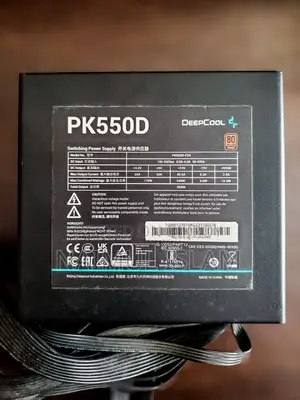 DeepCool PK550D 550 Watt 80 PLUS Bronze Power Supply