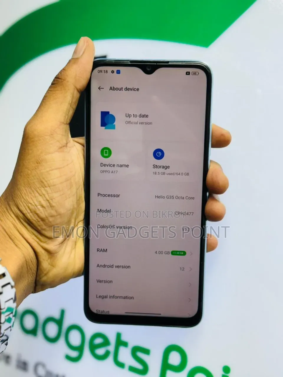 Oppo A17 64 GB Blue