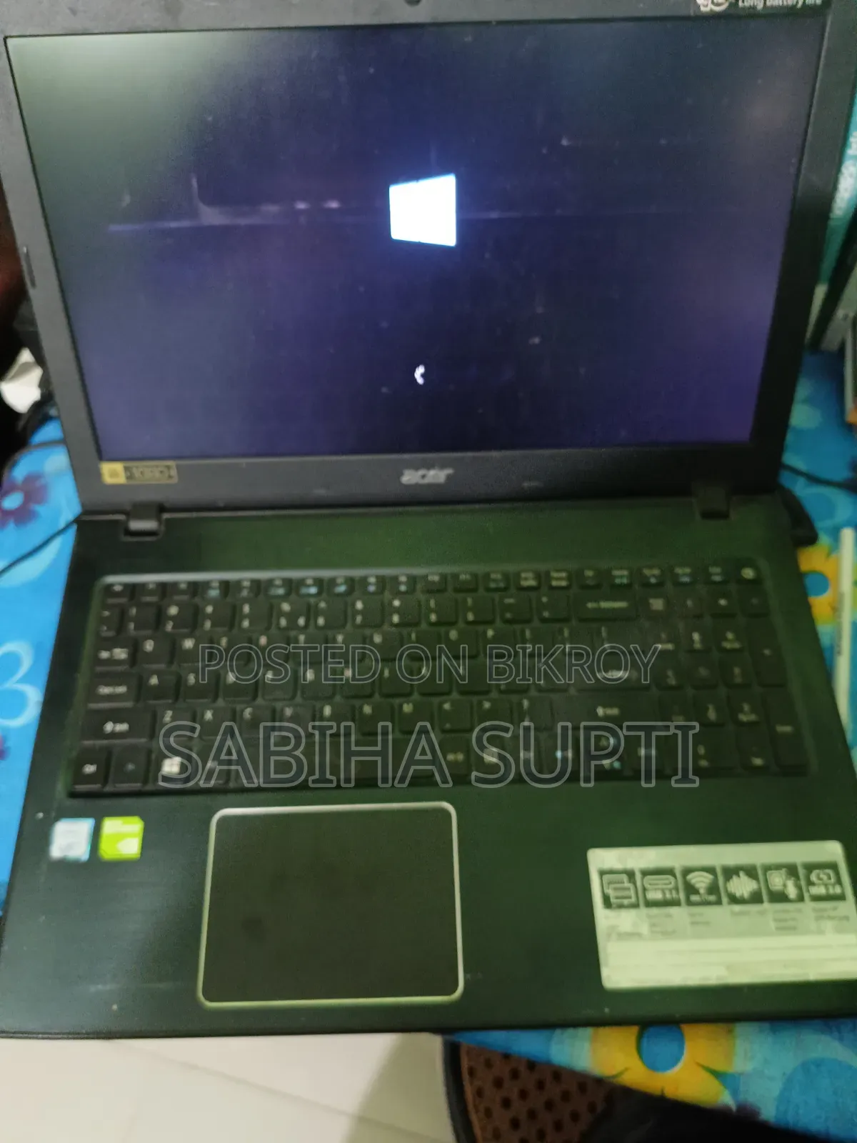 Laptop Acer Aspire 15 8GB Intel Core i5 SSD 256GB