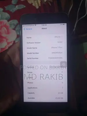 Apple iPhone 7 Plus 32 GB Black