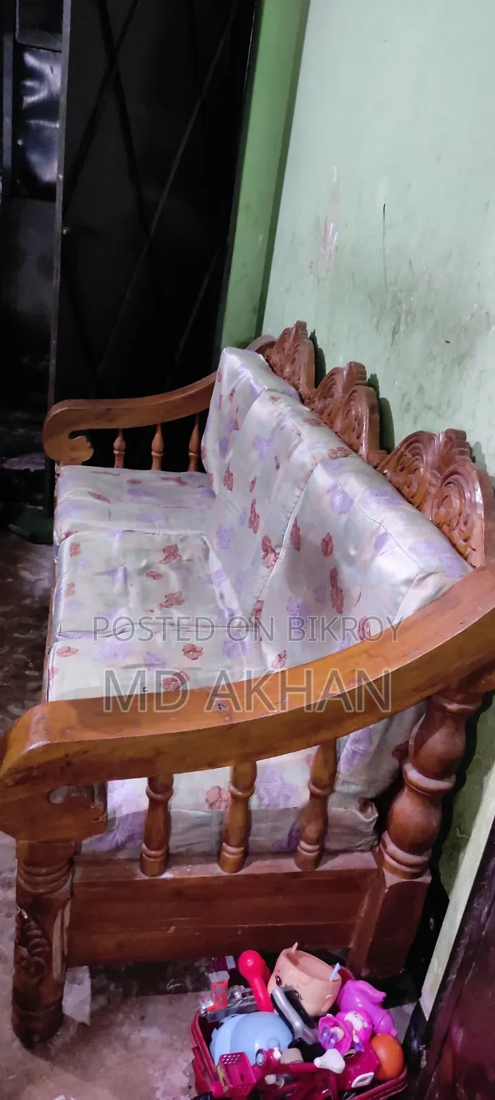 সেগুন কাঠের সোফা সেট