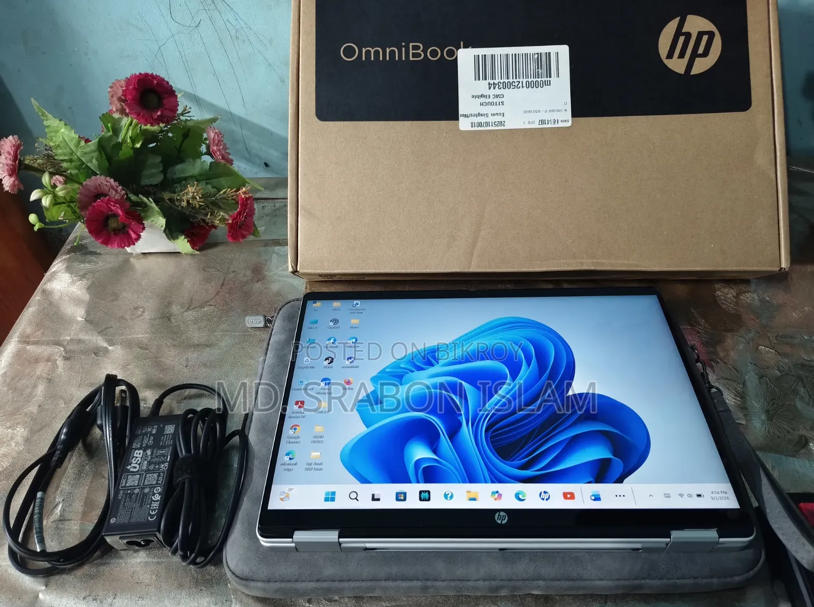 HP OmniBook 5 Flip 14-fp0023dx Laptop 16GB Intel Core 7 SSD 512GB