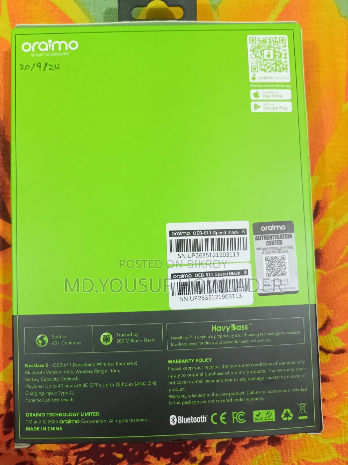 Neckband Wireless Earphone