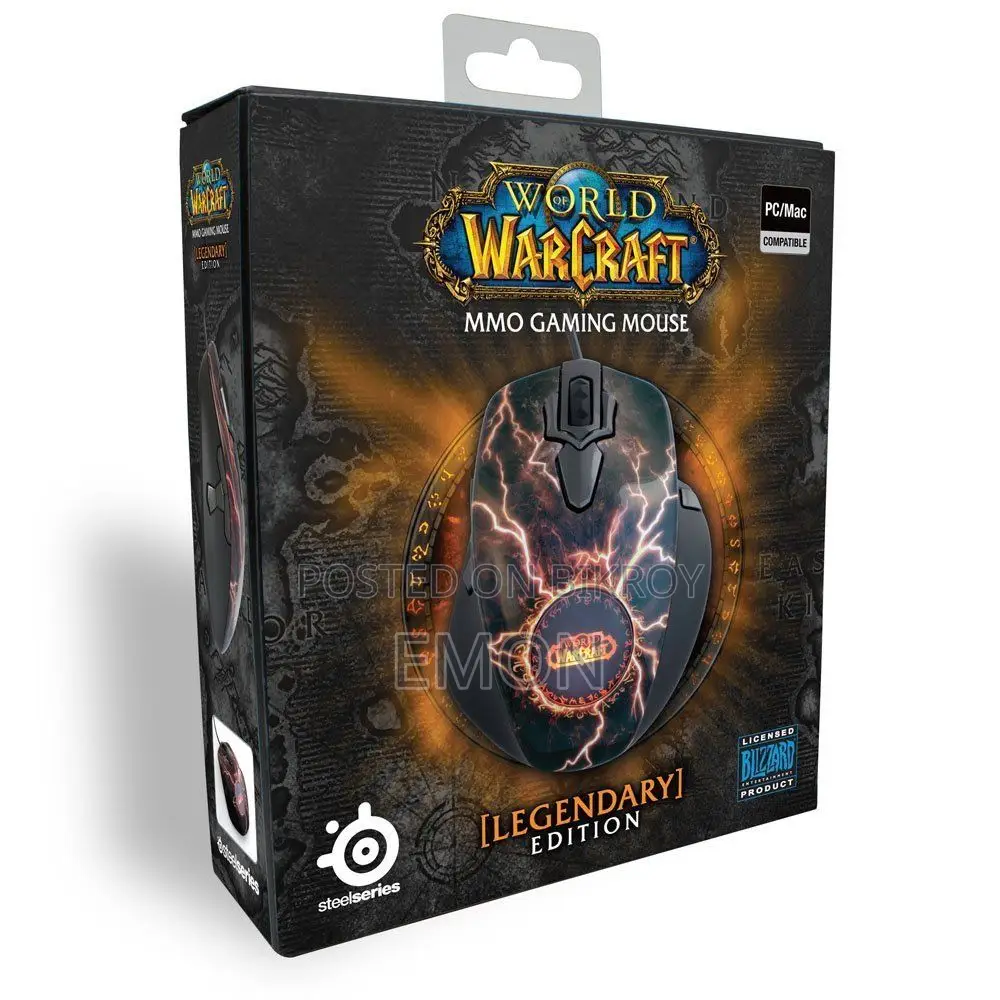 SteelSeries World of Warcraft Legendary Edition MMO Gaming Mouse