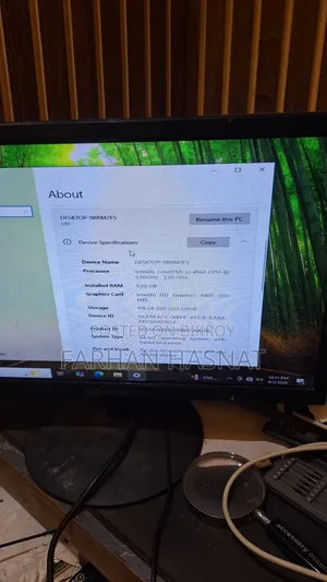 Desktop Computer 8GB Intel Core i3 SSD 128GB