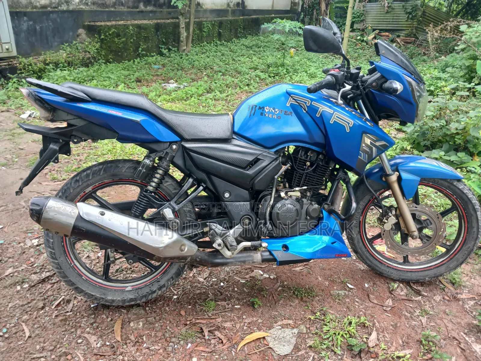 TVS Apache RTR 160 2V 2017 Blue
