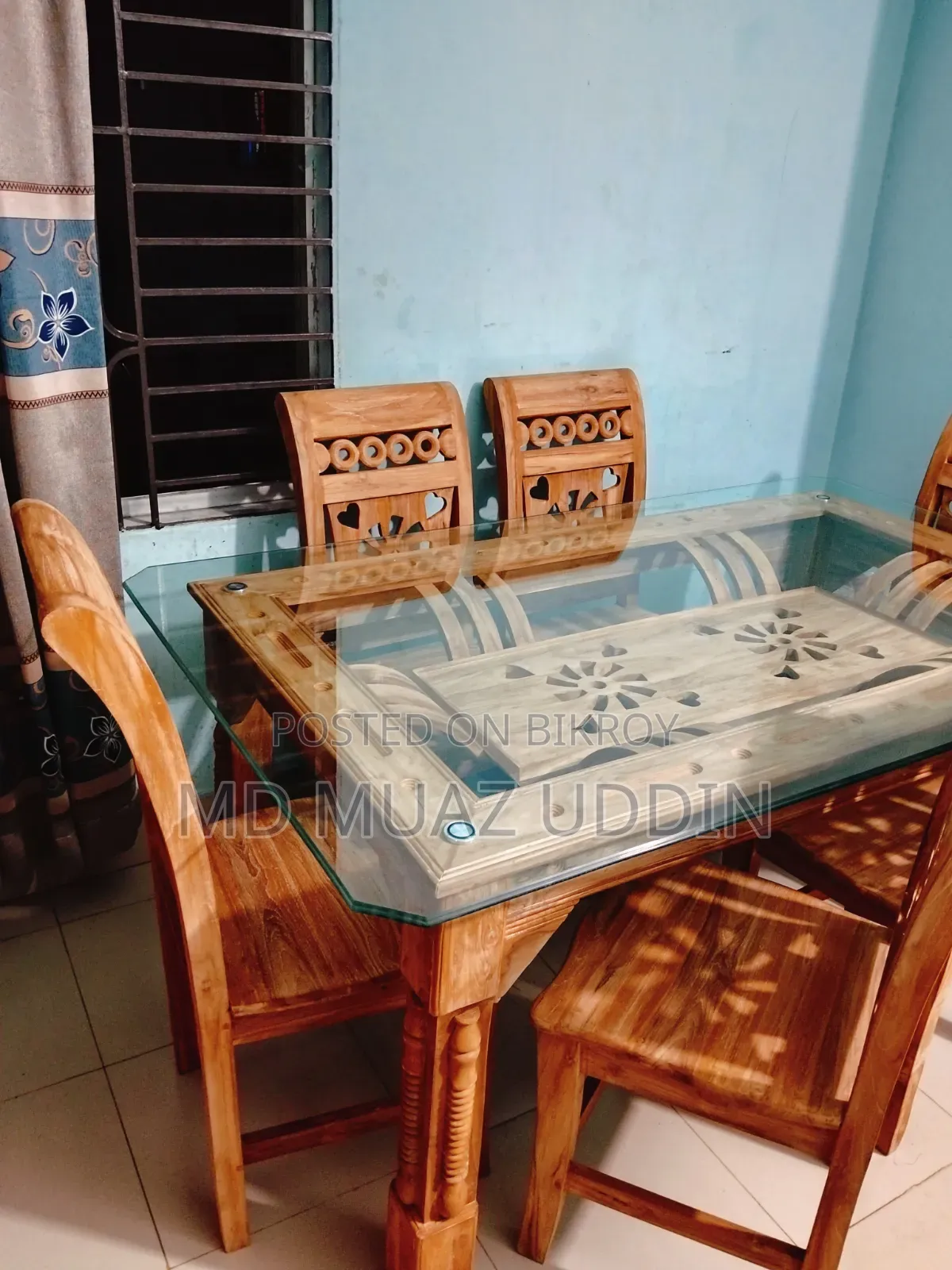চিটাগাং সেগুন কাঠের ডাইনিং