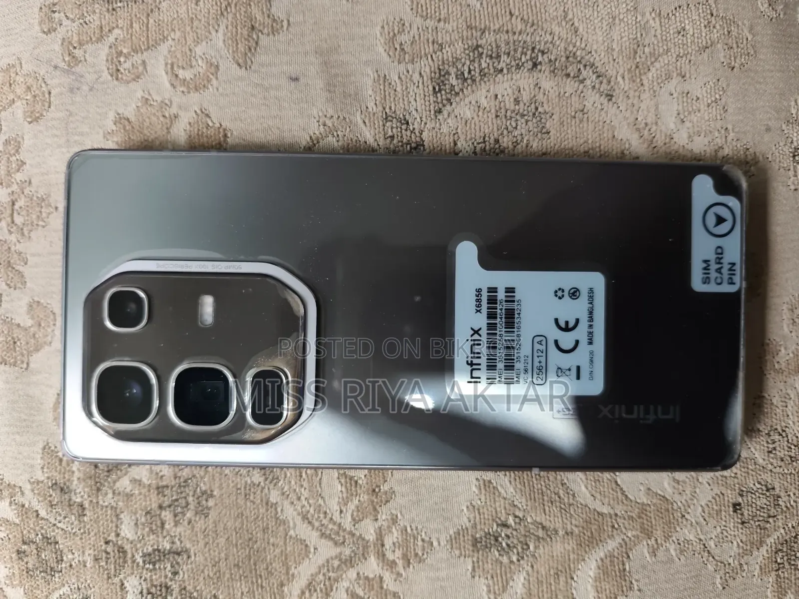 Infinix Note 50 Pro+ 256 GB Silver