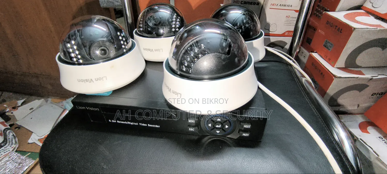 3mp 4pcs Ip Camera 4ch NVR HDD Full Package