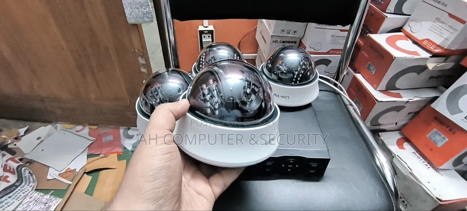 3mp 4pcs Ip Camera 4ch NVR HDD Full Package