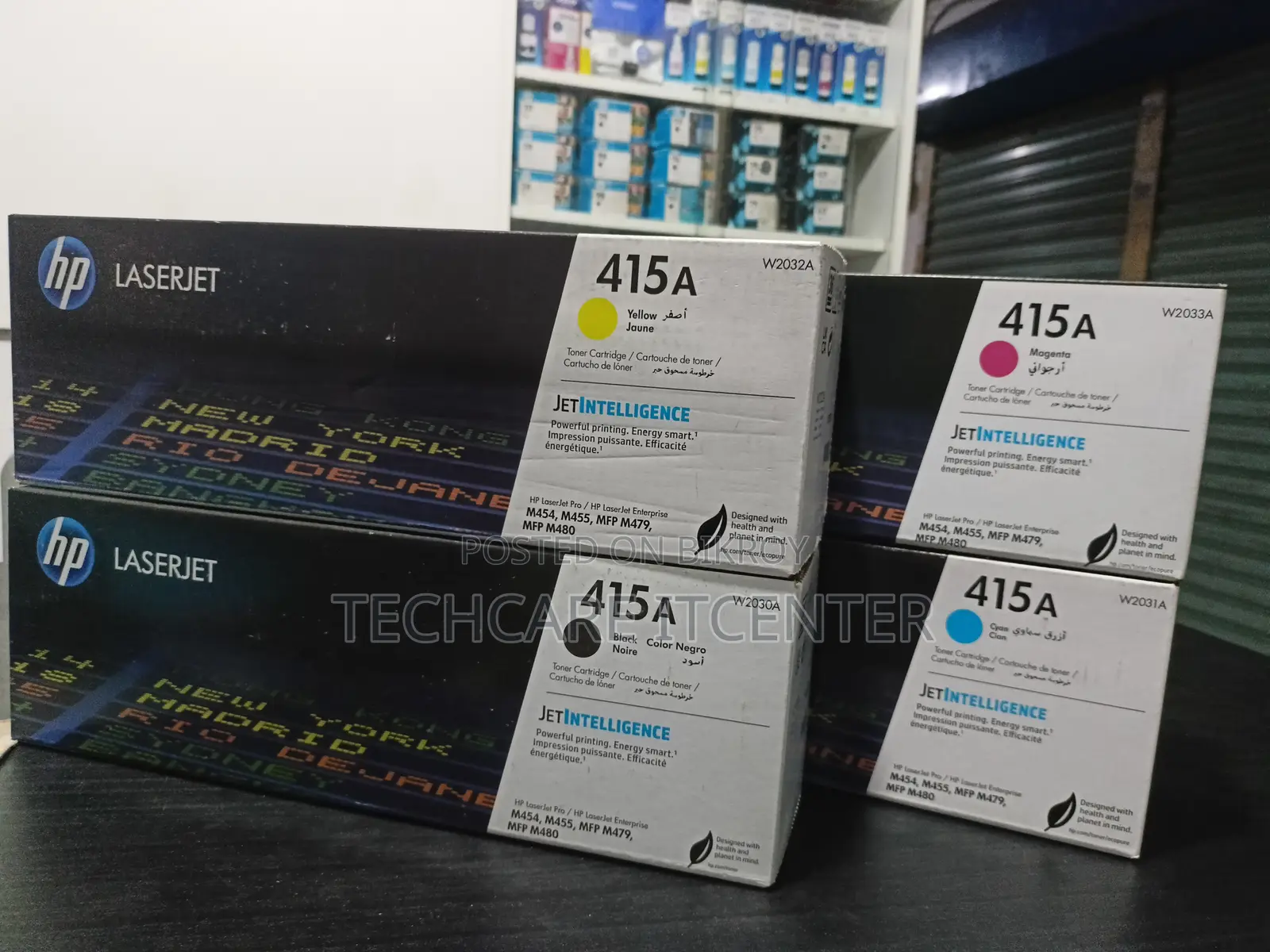 HP 415A Original LaserJet Toner Cartridge (Bundle With Full Set)