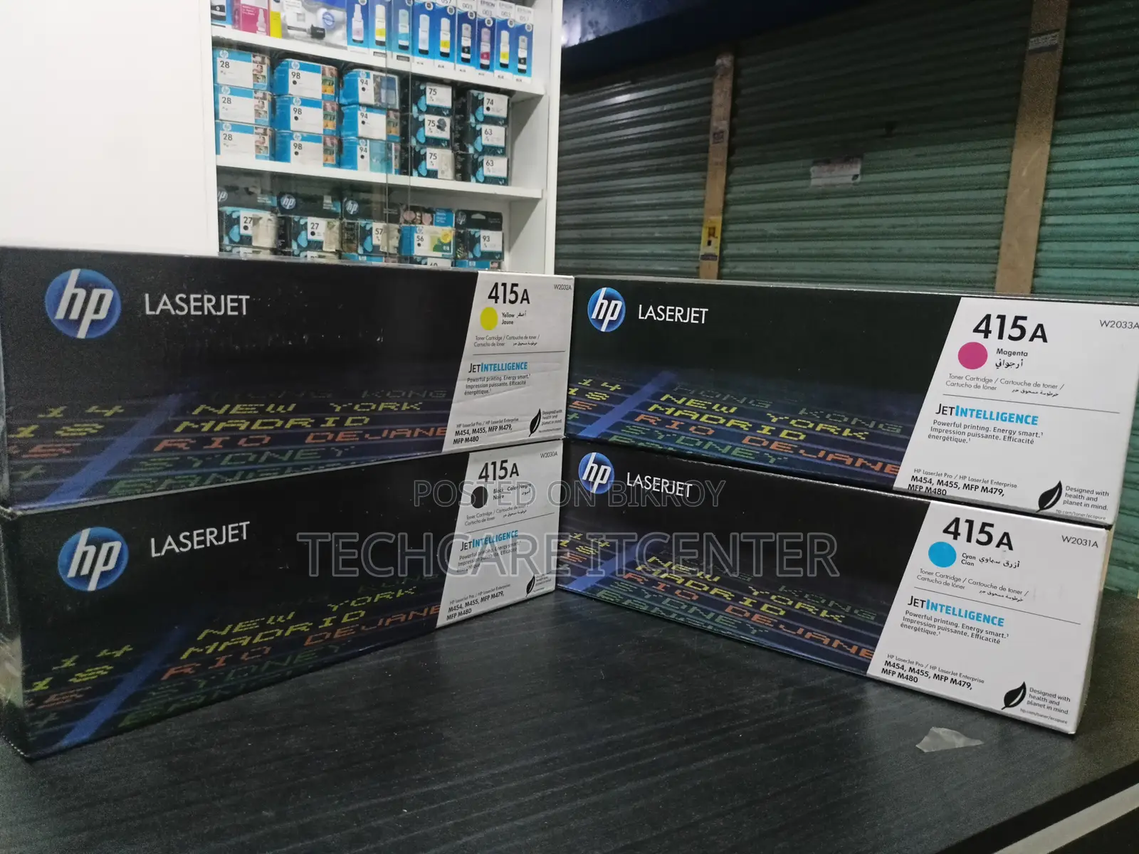 HP 415A Original LaserJet Toner Cartridge (Bundle With Full Set)