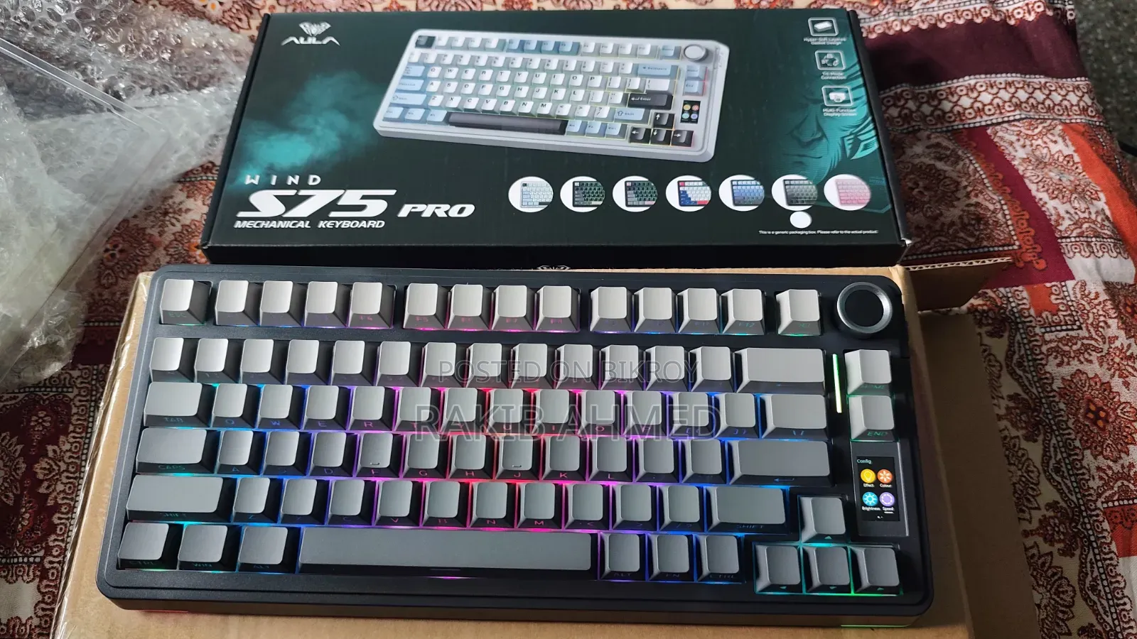 Aula S75 Pro(Black Gradient) Mechanical Keyboard