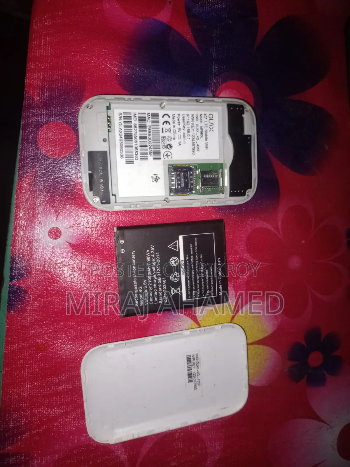 Olax 4G LTE-Advanced Mobile WiFi Hotspot MF980L
