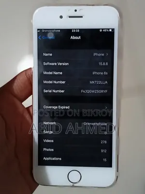 Apple iPhone 6s 64 GB Rose Gold