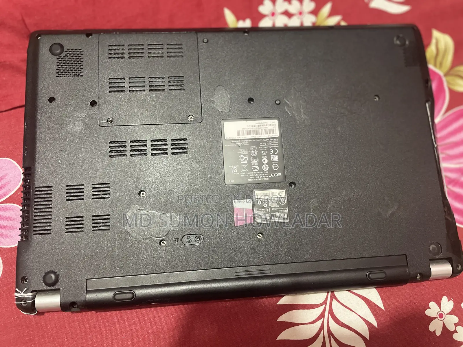 Laptop Acer Aspire V5-571 6GB Intel Core i3 HDD+SSD 320GB
