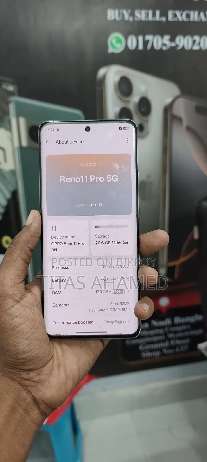 Oppo Reno 11 Pro 5G 256 GB White