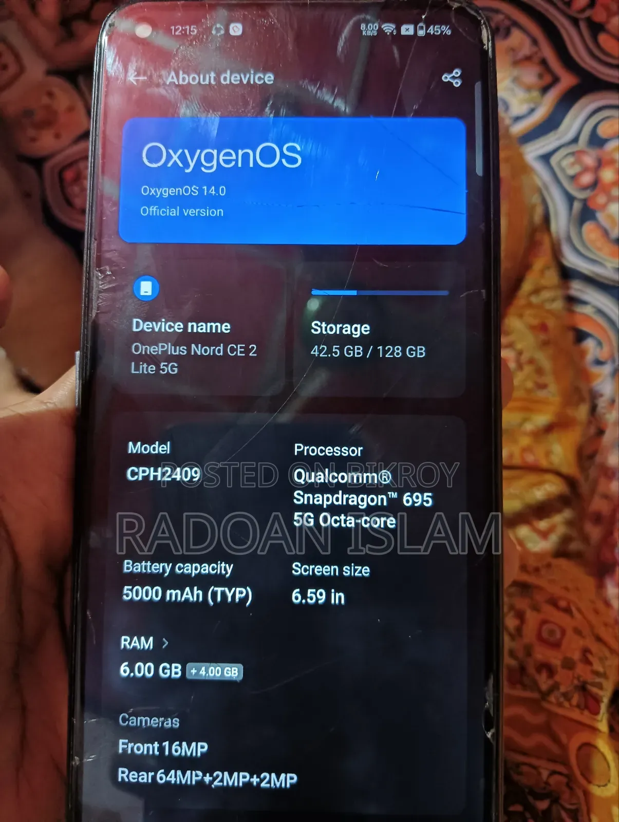 OnePlus Nord 128 GB Black
